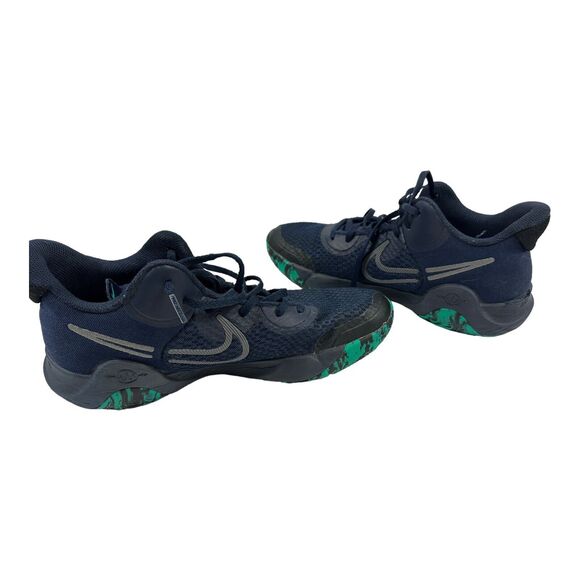 Nike KD Trey 5 IX Gray Blue Obsidian Mens Sz 9.5 CW3400-400 Basketball Used - Picture 7 of 7